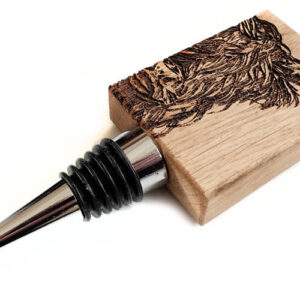 Flessenstop Schotse Hooglander Eikenhout