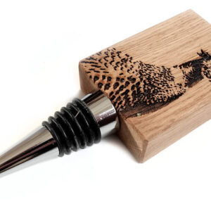 Flessenstop Fazant Eikenhout