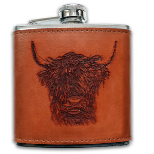 Leren Heupfles Schotse Hooglander Selbrae House