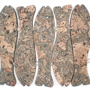 Onderzetter Kurk 5 Vissen