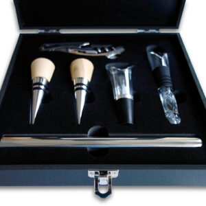 Kurkentrekker Luxury Line Eiken met accessoires