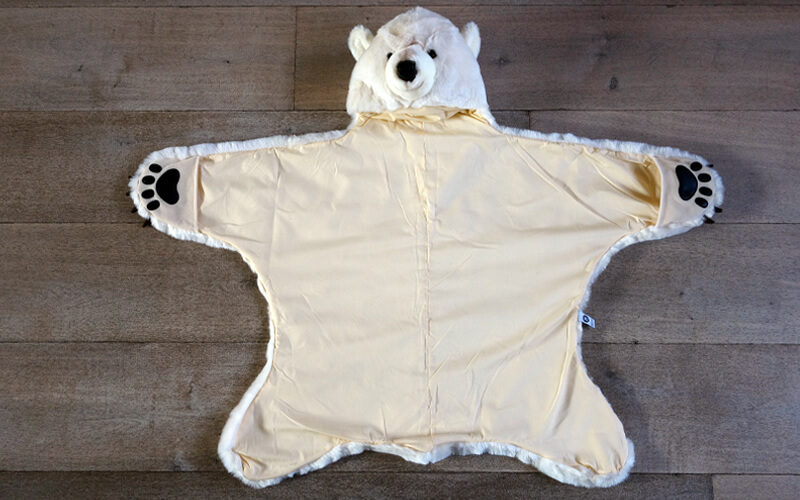 IJsbeer Vloerkleed- Verkleedpak Wild & Soft