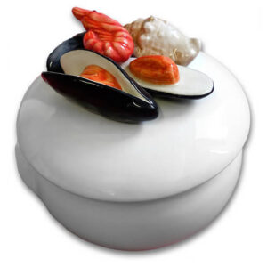 Visterrine met Zeevruchten Decoratie