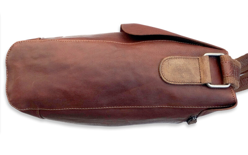 Leren Schoudertas Kaszer Cognac