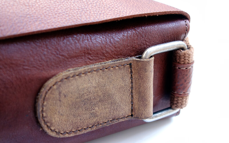 Leren Schoudertas Kaszer Cognac