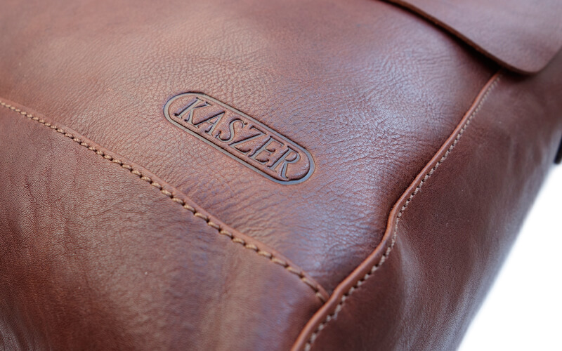 Leren Schoudertas Kaszer Cognac