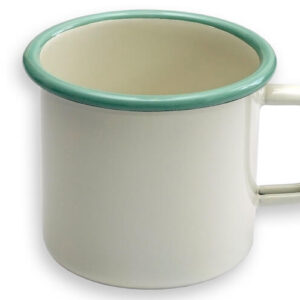 Geëmailleerde Mok Cream Lux Kockums