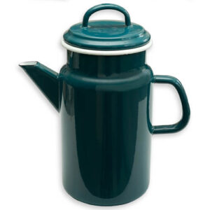 Geëmailleerde Theepot Blauw Kockums