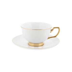 Kop & Schotel Ivoor 24kr Goud Christina Re