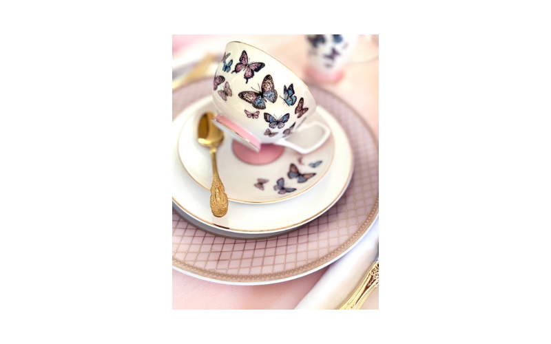 Kop & Schotel Papillon 24k Goud Christina Re