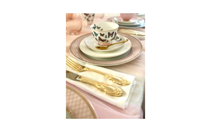 Kop & Schotel Papillon 24k Goud Christina Re