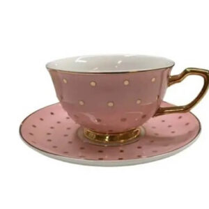 Kop & Schotel Polka-Gold-Blush 24k Goud Christina Re