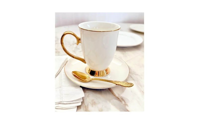 Mok Ivoor 24kr Goud Christina-Re