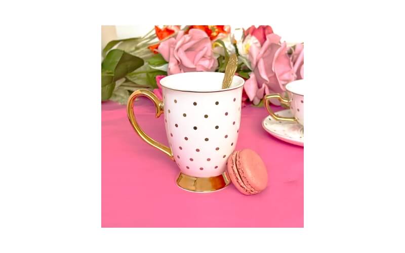 Mok Ivoor Polka 24kr Goud Christina-Re