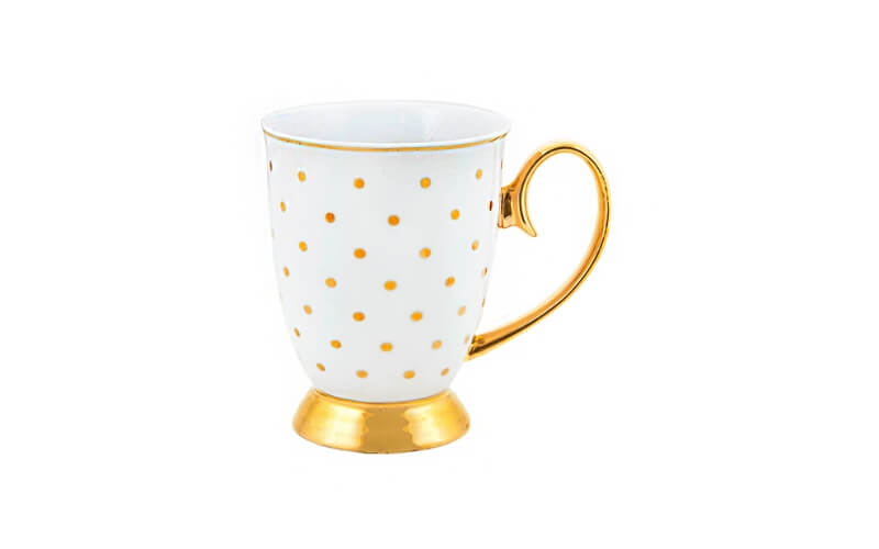 Mok Ivoor Polka 24kr Goud Christina-Re