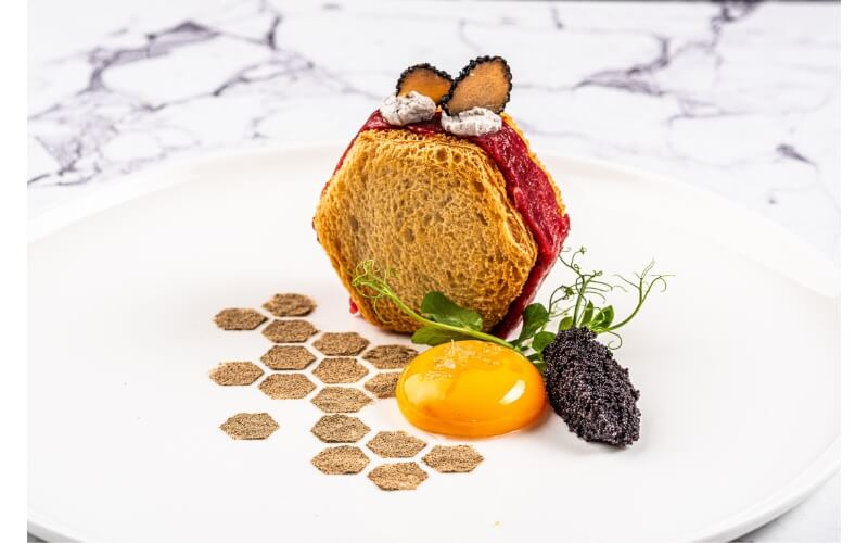 Bordstencils Hexagon set6 Plate-it