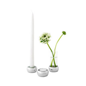 Tafelset Constella Aluminium Vaasje- Kandelaar