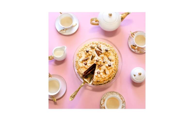 Taartschep 24 Kr Goud Verguld Christina Re