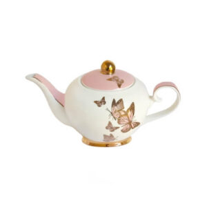 Theepot Chrysalis 4 Kops 24kr. Goud Christina Re