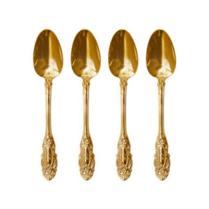 Vintage Theelepeltjes 24k Goud Christina Re