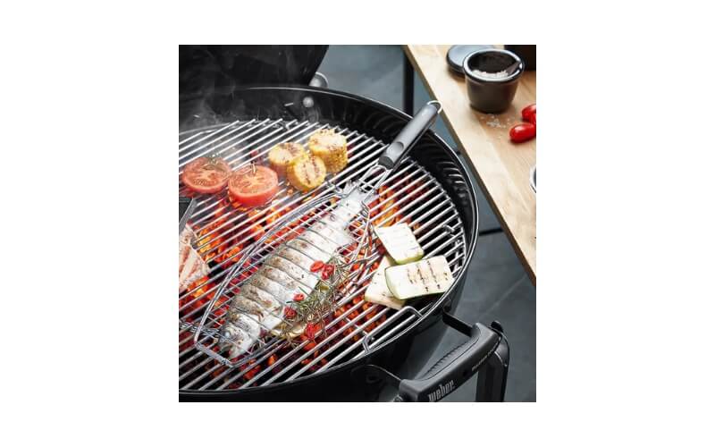 Vis BBQ-mand voor hele vis Gefu