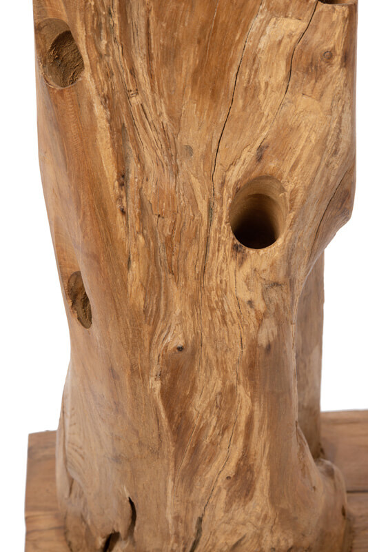 Wijnrek Teak wortel hout 6 flessen