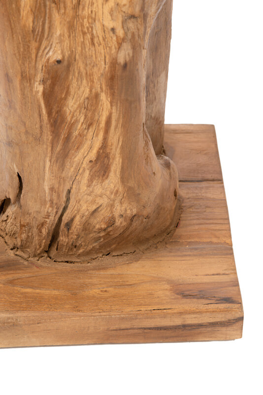 Wijnrek Teak wortel hout 6 flessen